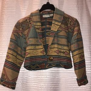 Vintage crop jacket